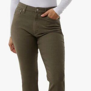 The product is a pair of 32 Degrees Cool Women's Sweatpants in green, size 12. T